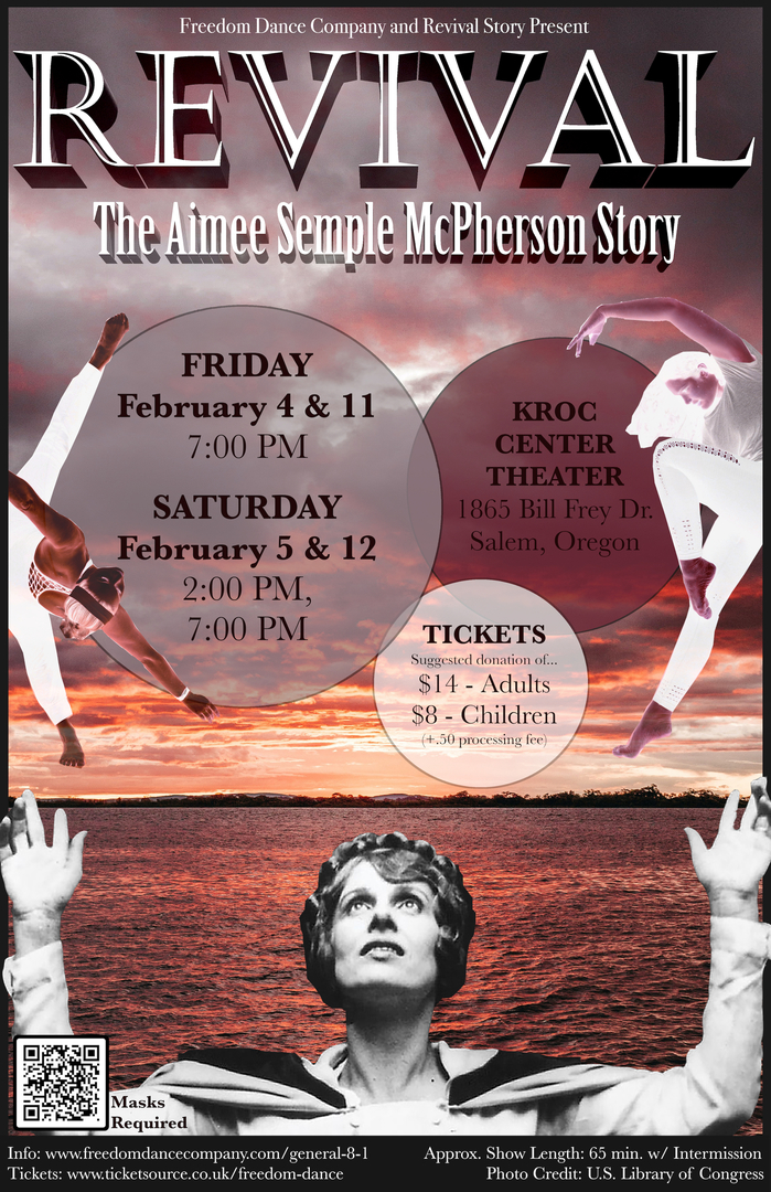 REVIVAL - The Aimee Semple McPherson Story, Salem, Oregon, United States