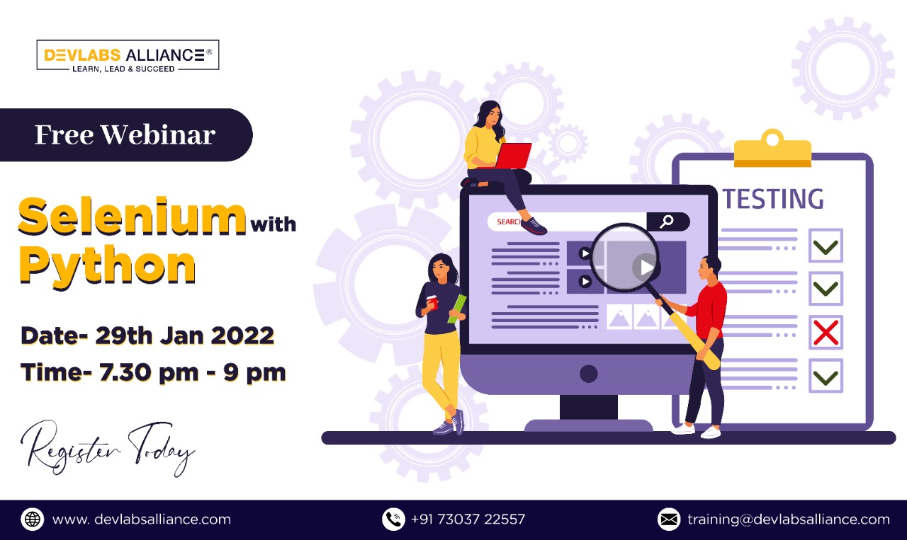 FREE Webinar on Selenium with Python, Online Event