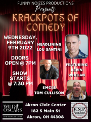Krackpots of Comedy at the Akron Civic Theater's "Wild Oscar's"