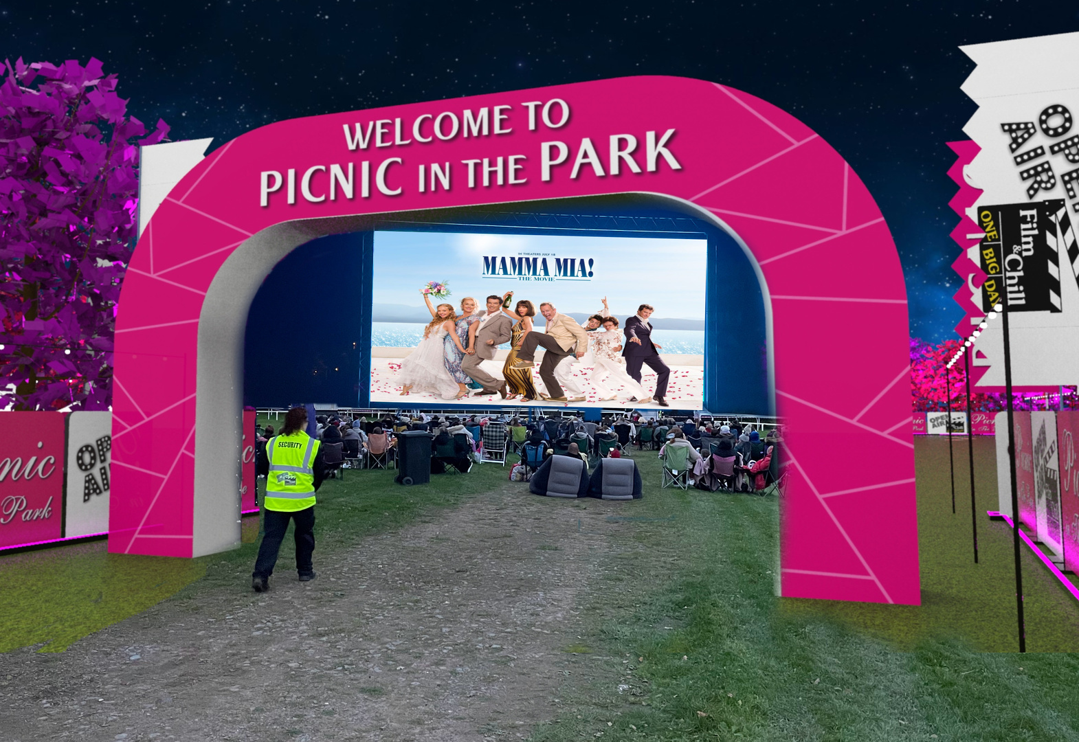 Picnic in the Park Exeter - Mamma Mia Screening, Exeter, England, United Kingdom