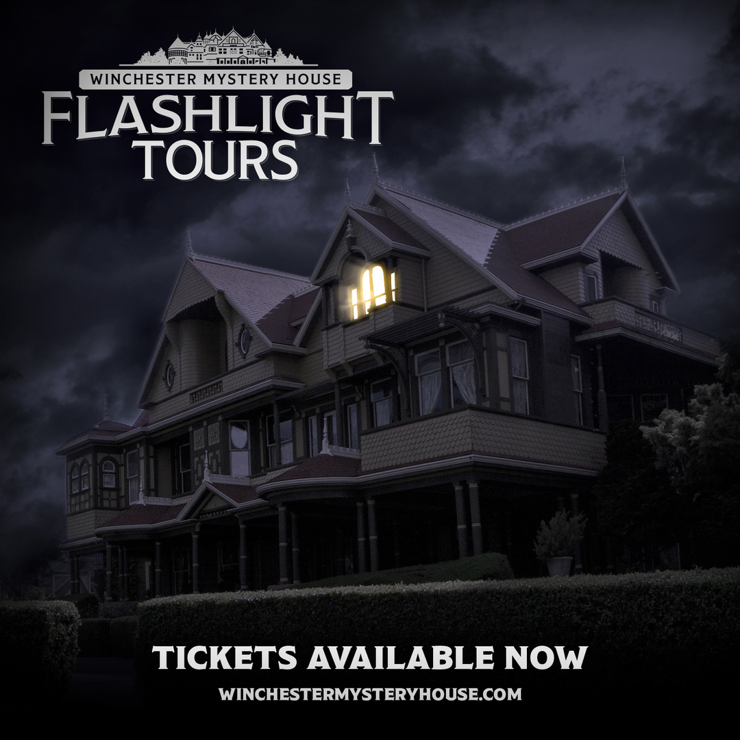 Winchester Mystery House February Flashlight Tours, San Jose, California, United States