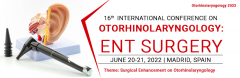 16th International Conference on  Otorhinolaryngology: ENT Surgery