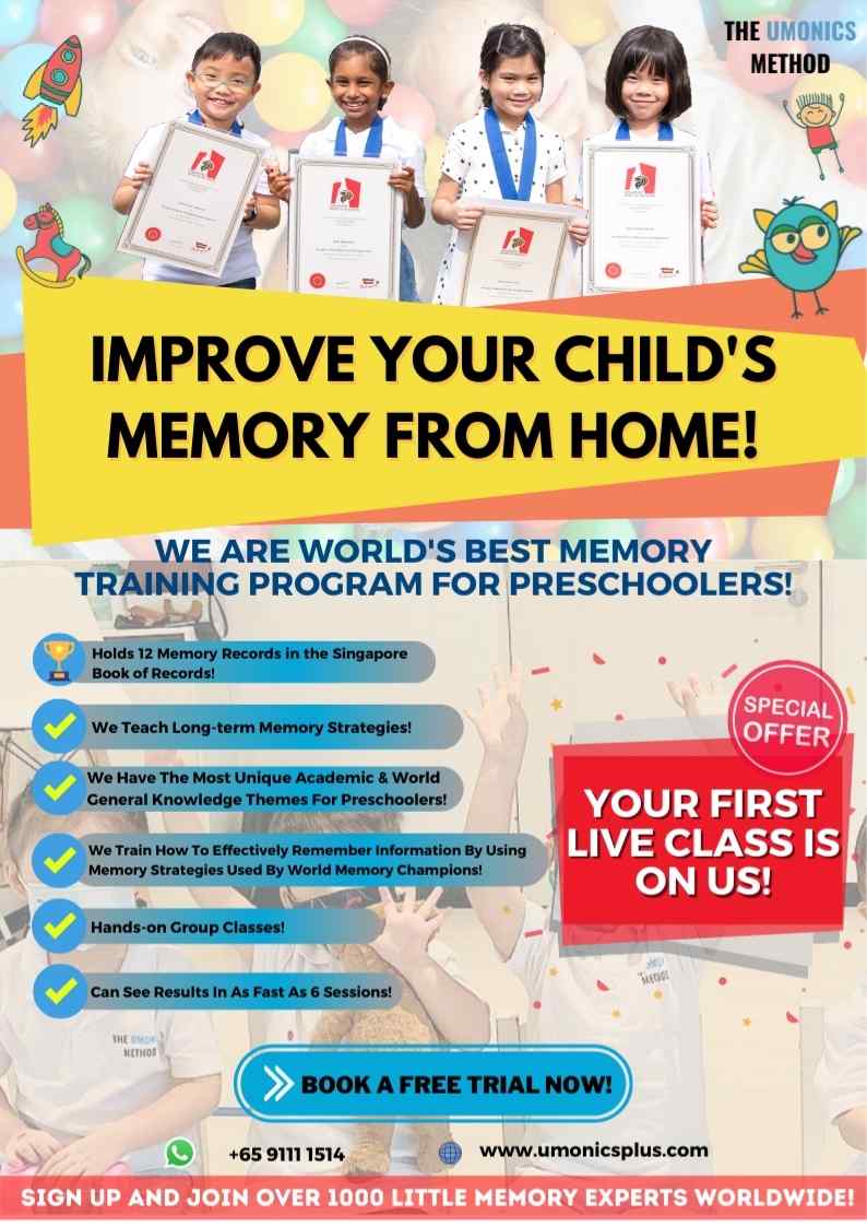 Learn Memory Techniques: 100% Free - Your First Live Class is on Us!, Singapore