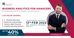 ONLINE BUSINESS ANALYTICS FOR MANAGERS CERTIFICATION TRAINING