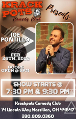 NYC Comedian Joe Pontillo at Krackpots Comedy Club