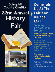 Schuylkill County Coalition 22nd Annual History Fair