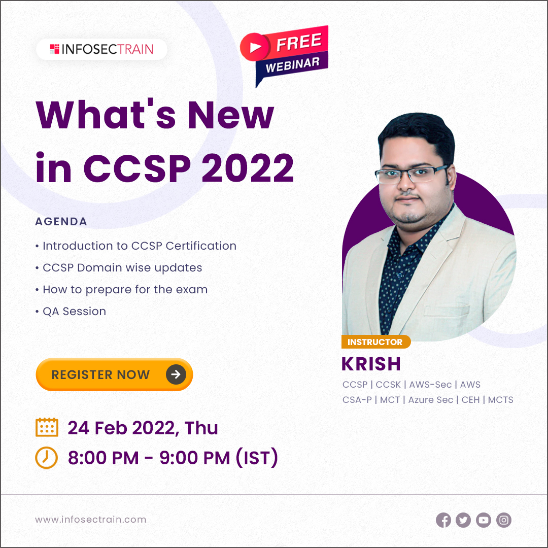 Free webinar on What's New in CCSP 2022, Online Event