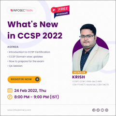 Free webinar on What's New in CCSP 2022