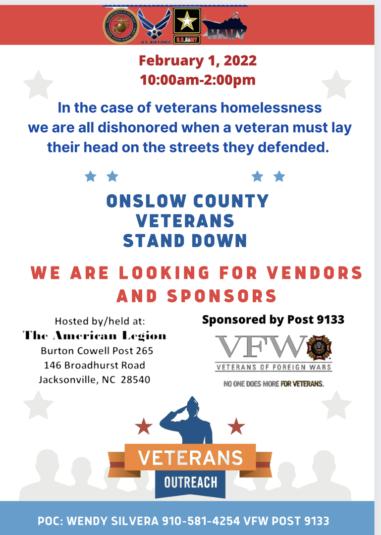 Onslow County Veterans Stand down, Jacksonville, North Carolina, United States