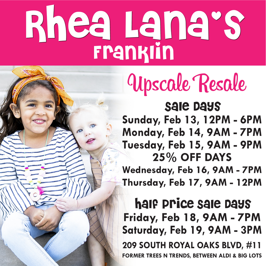 Rhea Lana's of Franklin Spring 2022 Family Shopping Event, Franklin, Tennessee, United States
