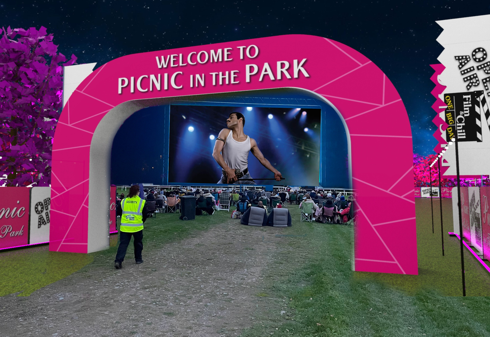 Picnic in the Park Film Festival Norwich - Bohemian Rhapsody Screening, Norwich, England, United Kingdom