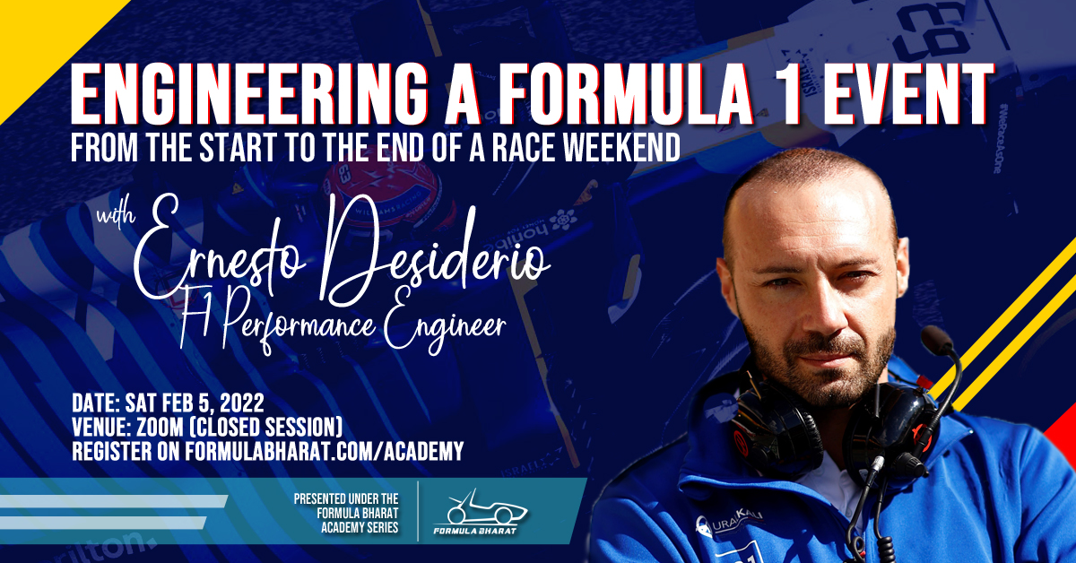 Engineering a Formula 1 Event with Ernesto Desiderio, Online Event