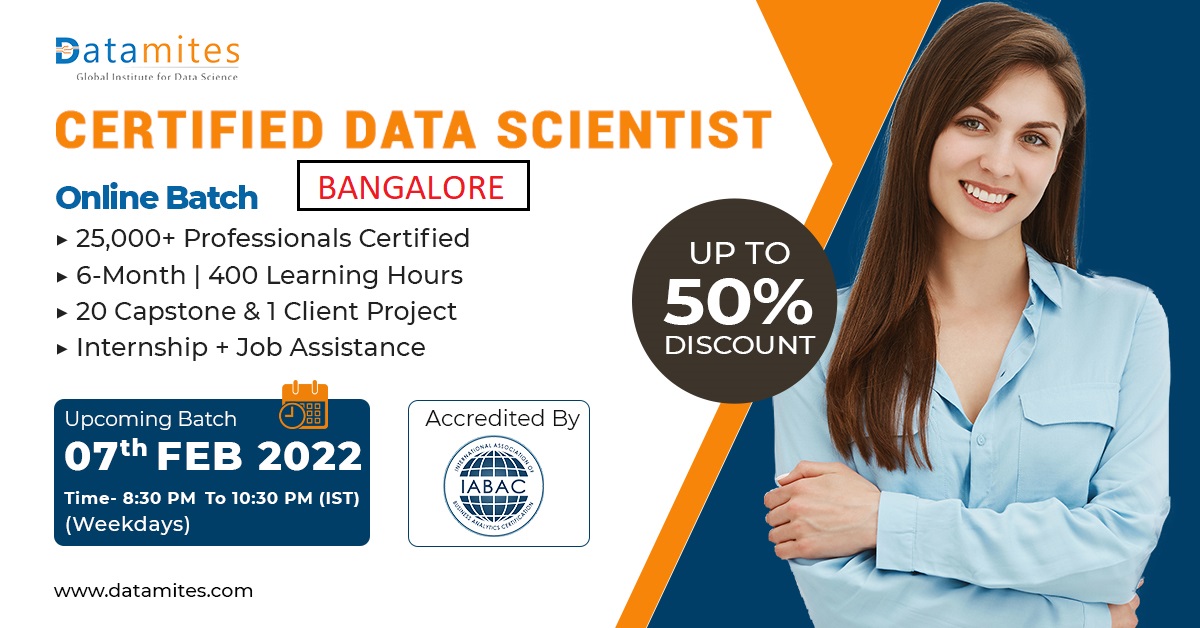 Data Science Course in Bangalore - February '22, Online Event