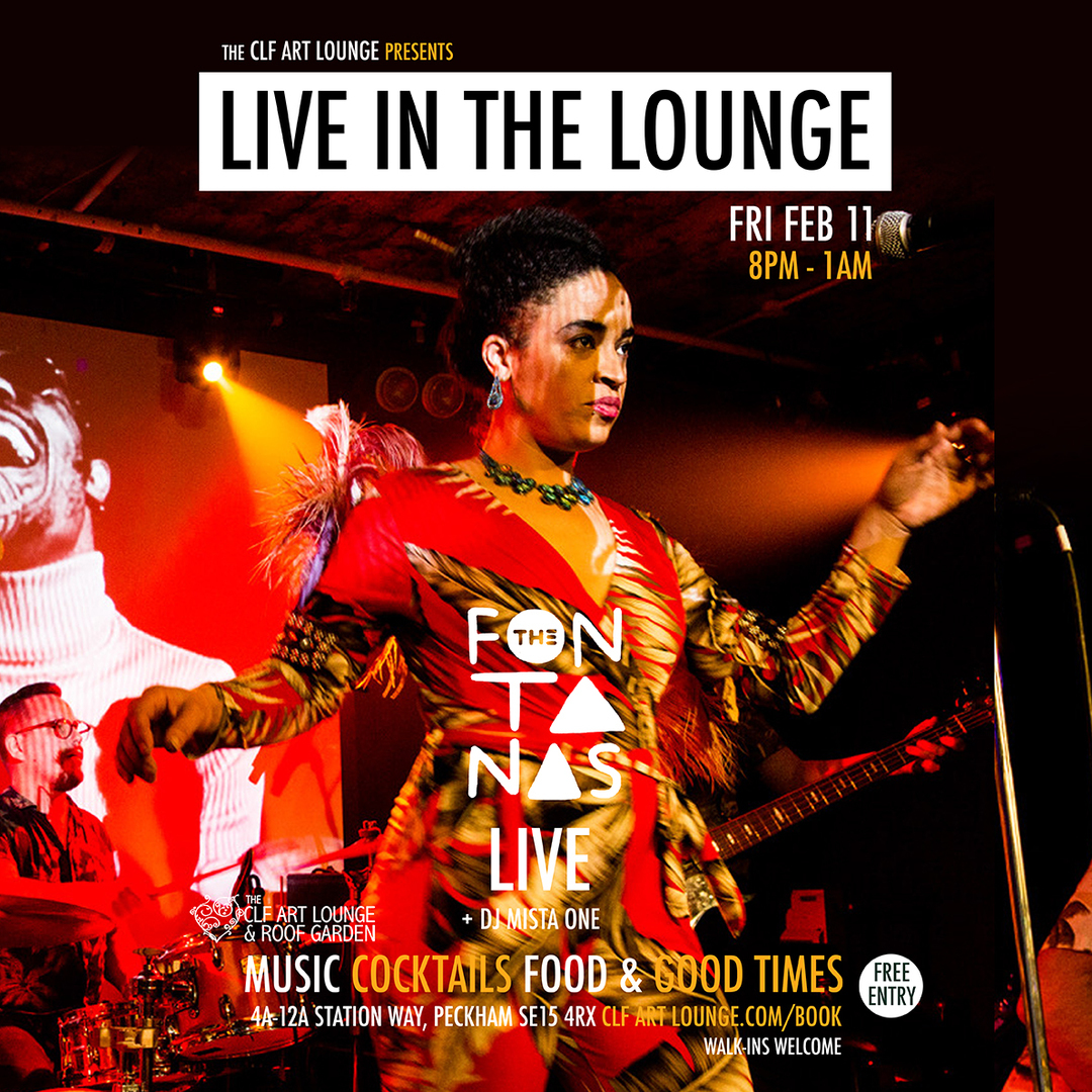 The Fontanas Live In The Lounge and DJ Mista One, Free Entry, London, England, United Kingdom