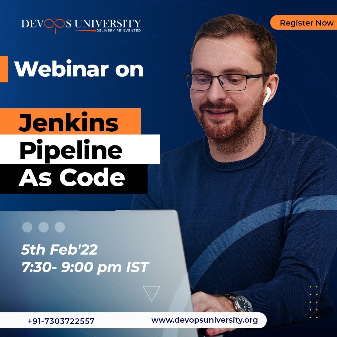 Webinar on Jenkins Pipeline As Code, Online Event