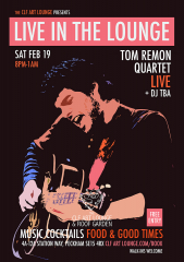 Tommy Remon Quartet Live In The Lounge, Free Entry