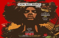 Latin Jazz Brunch Live with Sarabanda (Live) + DJ John Armstrong, Free Entry