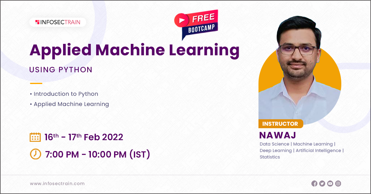 Free webinar on Applied Machine Learning using Python, Online Event