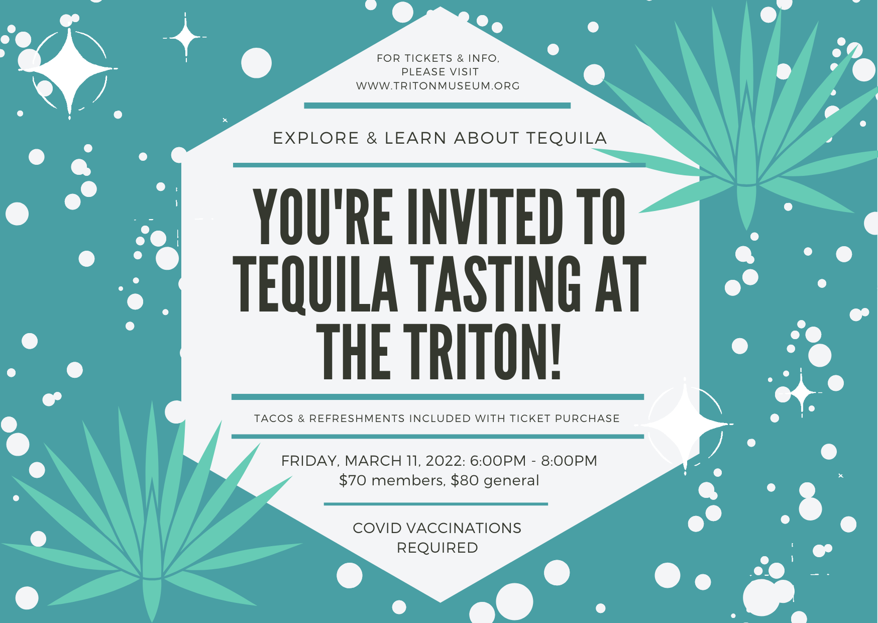 Tequila Tasting at the Triton Museum, Santa Clara, California, United States