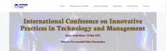 SCOPUS International Conference on Innovative Practices in Technology and Management (ICIPTM)
