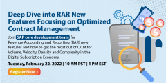 Deep Dive into RAR New Features Focusing on Optimized Contract Management