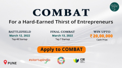Startups and Innovators Gear-Up for The COMBAT.!