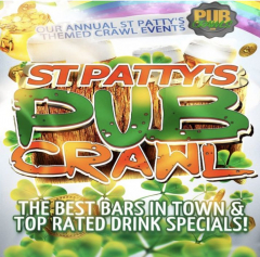 Albany "Luck of the Irish" Pub Crawl St Patty's Weekend 2022