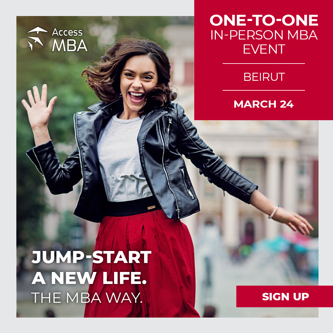 DISCOVER YOUR MBA IN PERSON ON 24 MARCH, Beirut, Lebanon
