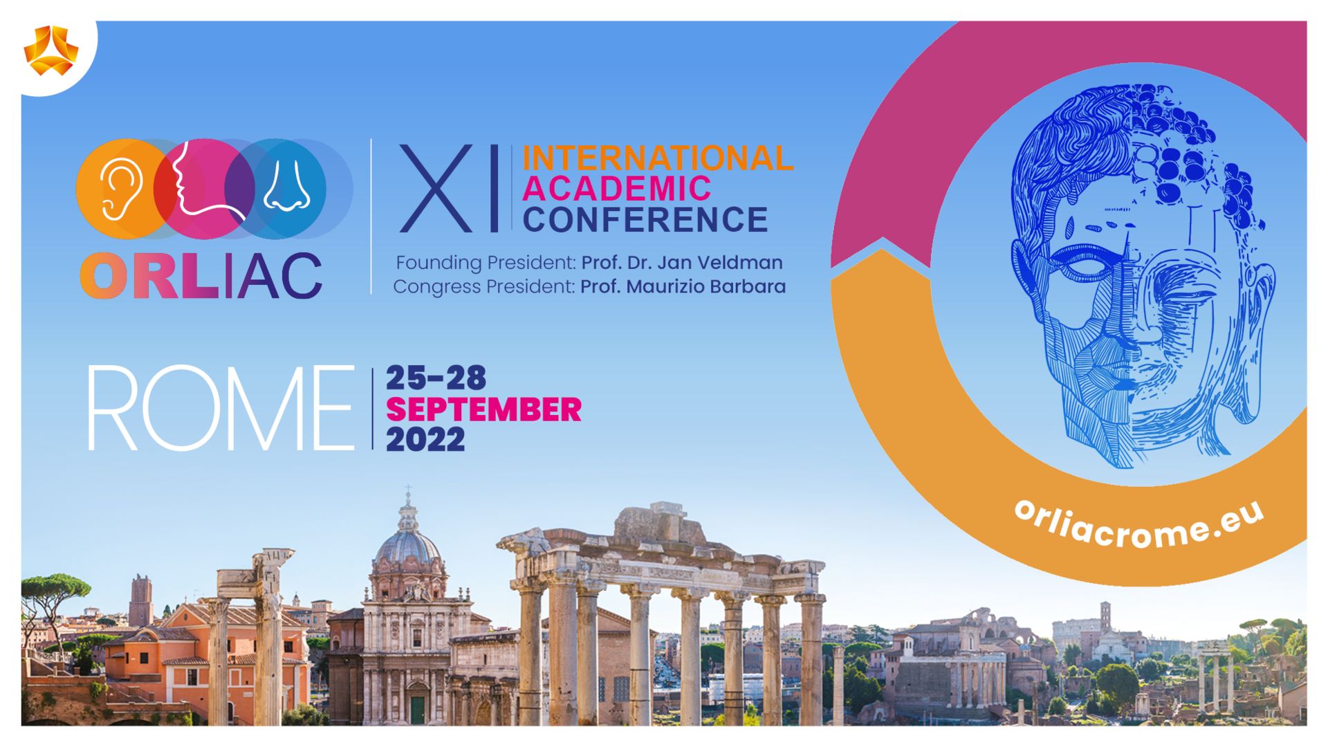 ORLIAC 2022: XI International Academic Conference in Otorhinolaryngology, Roma, Lazio, Italy