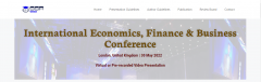 Economics, Finance & Business 2022 International Conference (IEFBC)