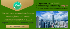 The 4th International Conference on Graphene and Novel Nanomaterials (GNN 2022)