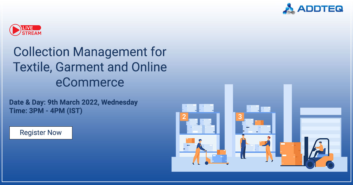 Collection Management for Textile, Garment and Online eCommerce, Online Event