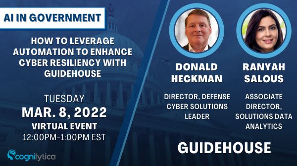 AI in Gov - How to Leverage Automation to Enhance Cyber Resiliency, Online Event