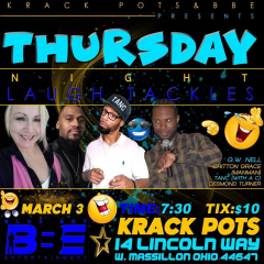 Thursday Night Laughs at Krackpots comedy Club