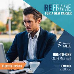 Online MBA event in Australia, 3 March!