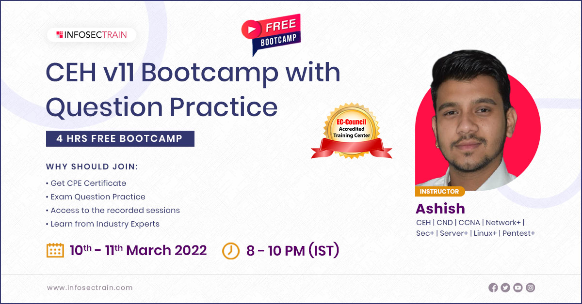 Free webinar on CEH v11 Bootcamp with Question Practice, Online Event