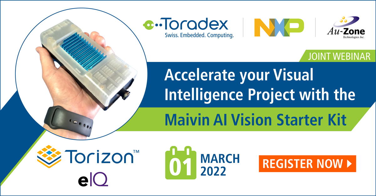 Webinar: Accelerate your Visual Intelligence Project with the Maivin AI Vision Starter Kit, Online Event