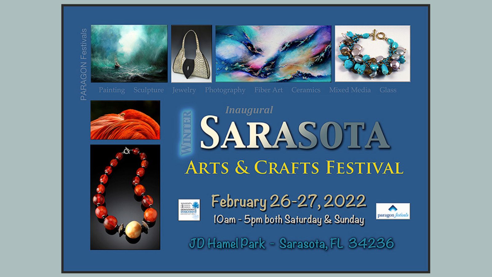 Sarasota Winter Arts and Crafts Festival February 26-27, 2022, JD Hamel Park, Sarasota, FL, Sarasota, Florida, United States