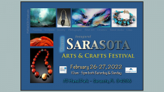 Sarasota Winter Arts and Crafts Festival February 26-27, 2022, JD Hamel Park, Sarasota, FL
