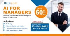 Artificial Intelligence For Managers In Mumbai - February'22