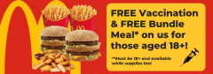 McDonald's Hosts FREE COVID-19 Vaccine Event!