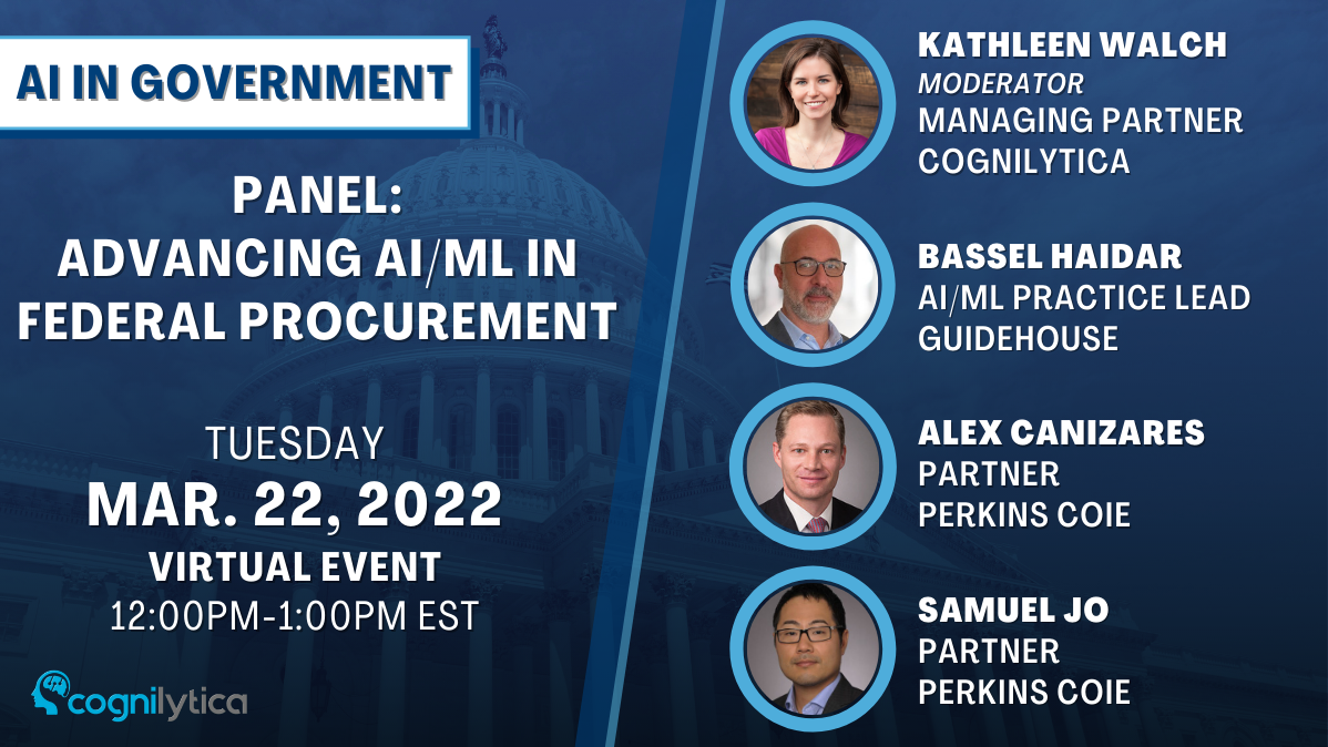 Advancing AI/ML in Federal Procurement Panel, Online Event