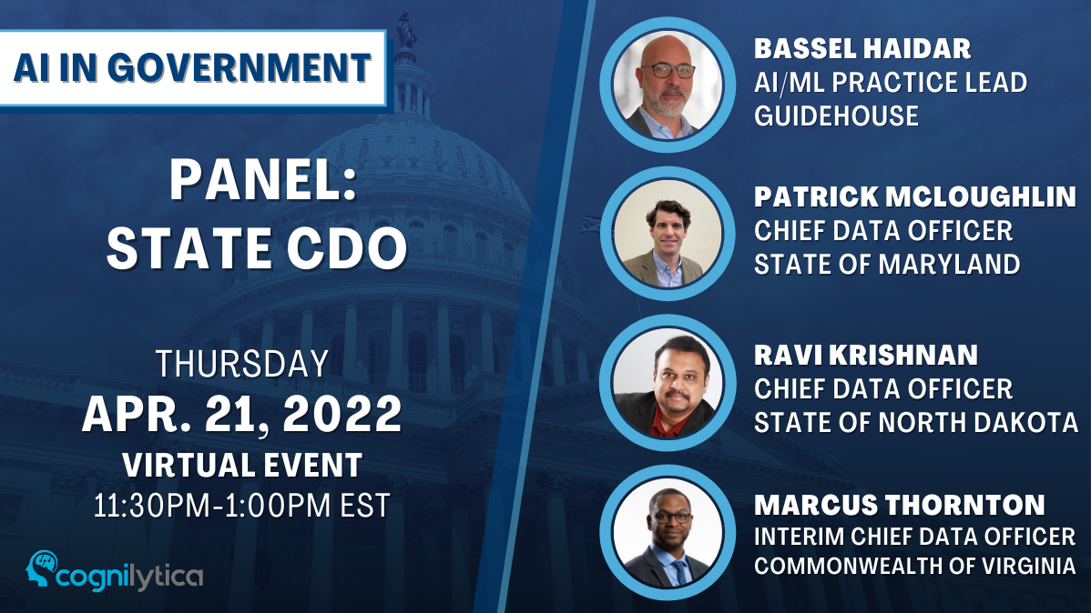 AI in Government - State CDO Panel, Online Event