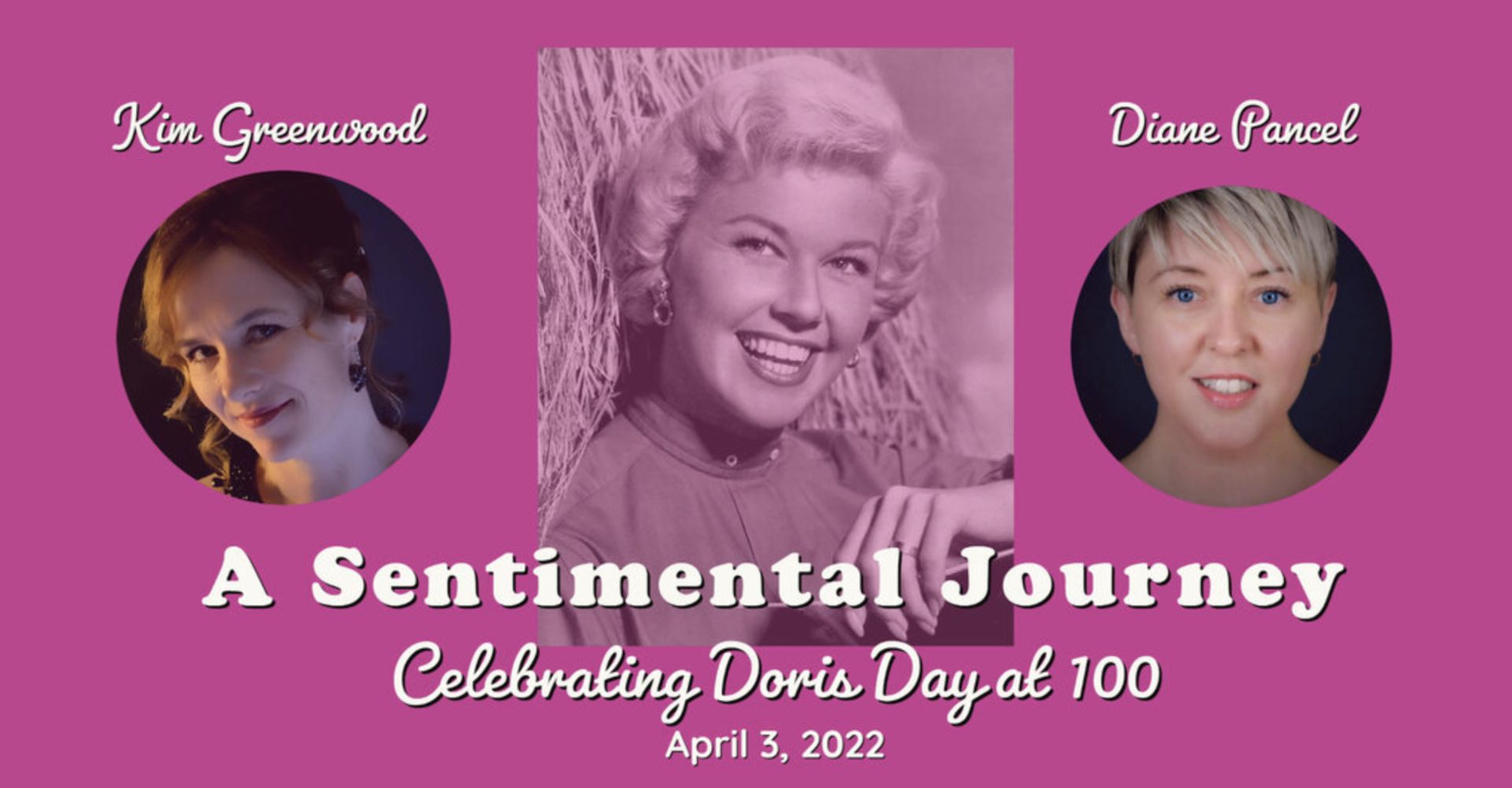 "A Sentimental Journey" – Celebrating Doris Day at 100, Victoria, British Columbia, Canada