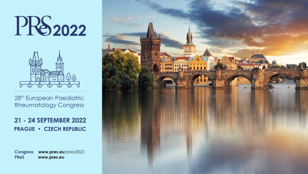 Paediatric Rheumatology European Society 2022, Praha 4-Nusle, Czech Republic