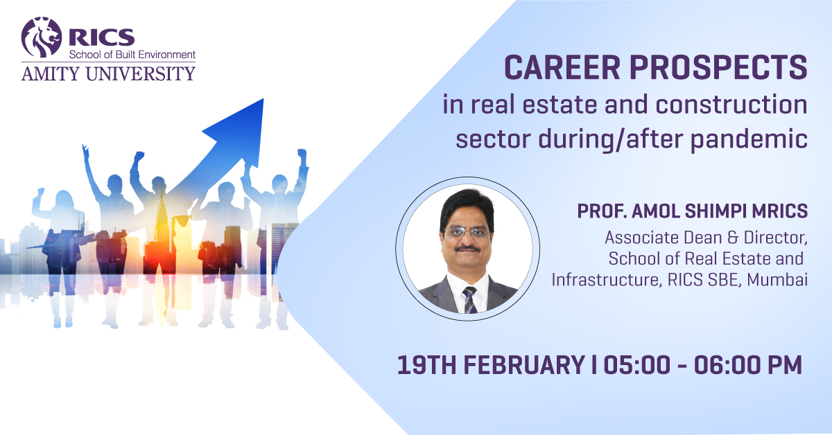 Career Prospects in the Real Estate and Construction sector during/after Pandemic, Online Event