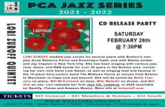 Lori Zuroff Quintet "Ladybug" CD Release Party! (bluesy jazzy)-Parish Center for the Arts (Westford)