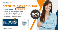 Data Science Course in Hyderabad - February '22