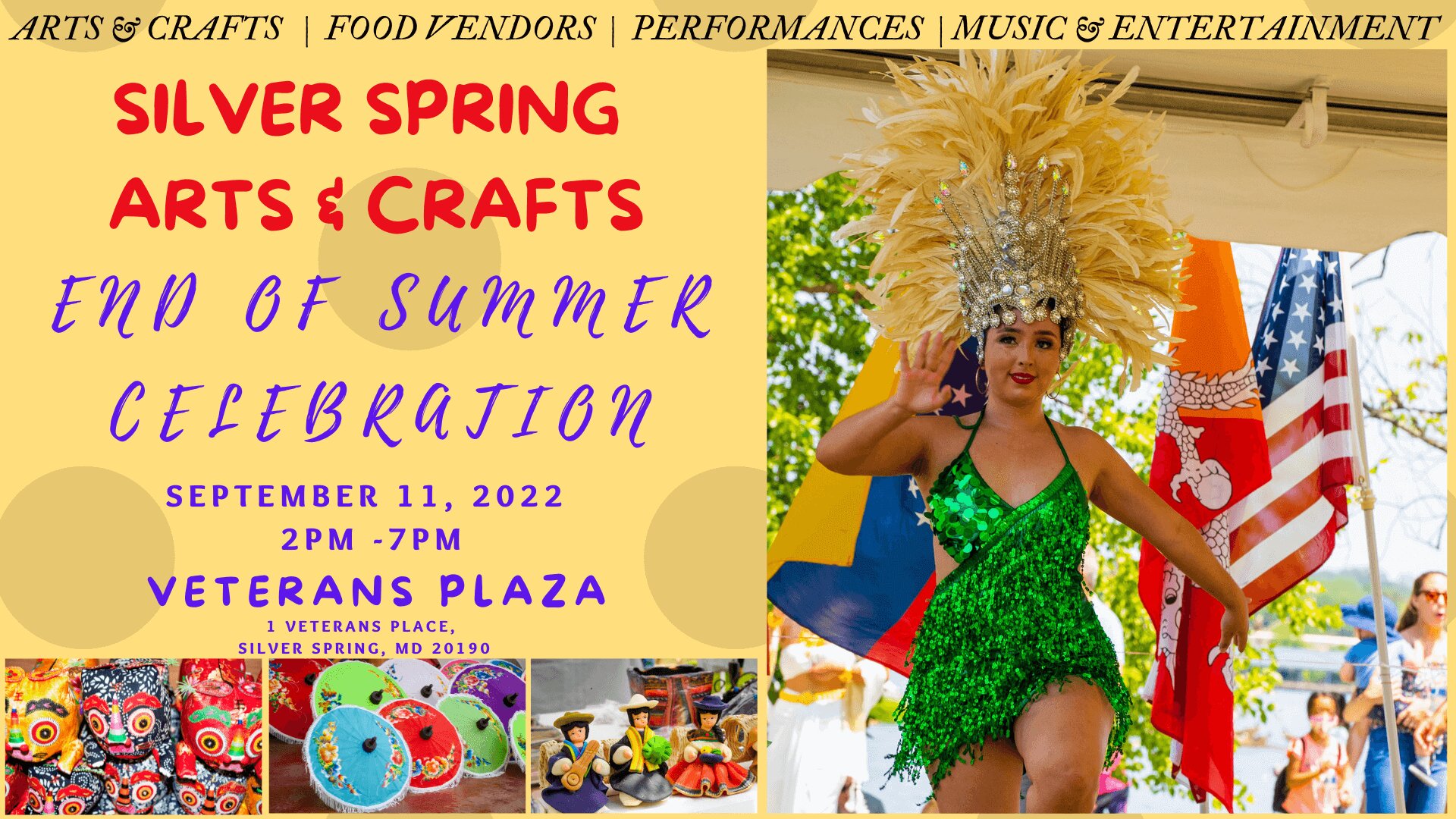 Silver Spring Arts & Crafts End Of Summer Celebration, Silver Spring, Maryland, United States