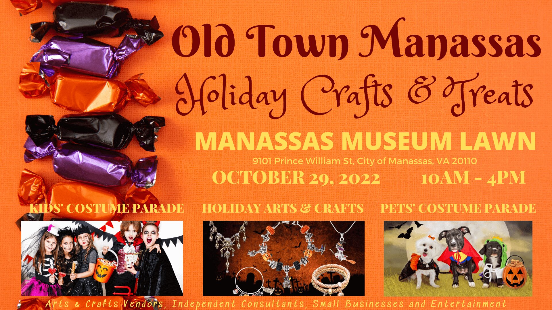 Old Town Manassas Holiday Crafts & Treats Fair, Manassas City, Virginia, United States